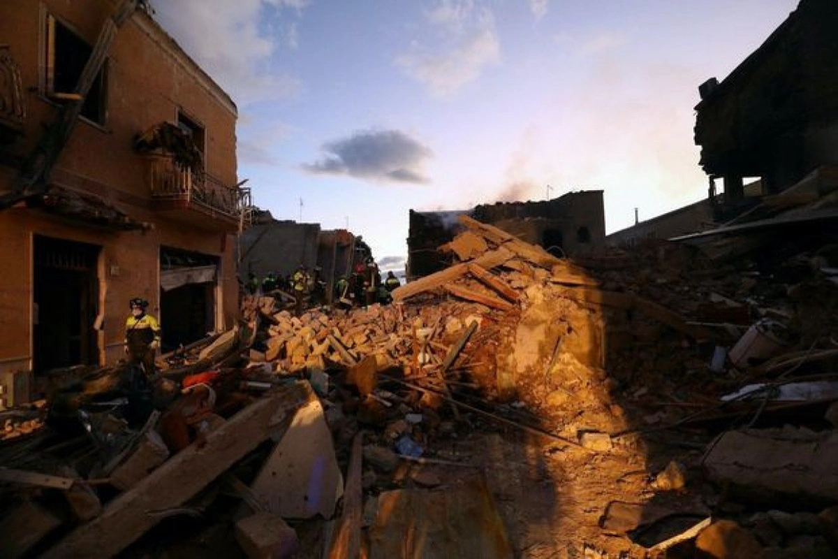 Urmiyada yaşayış binasında partlayış baş verib: Ölənlər var - VİDEO